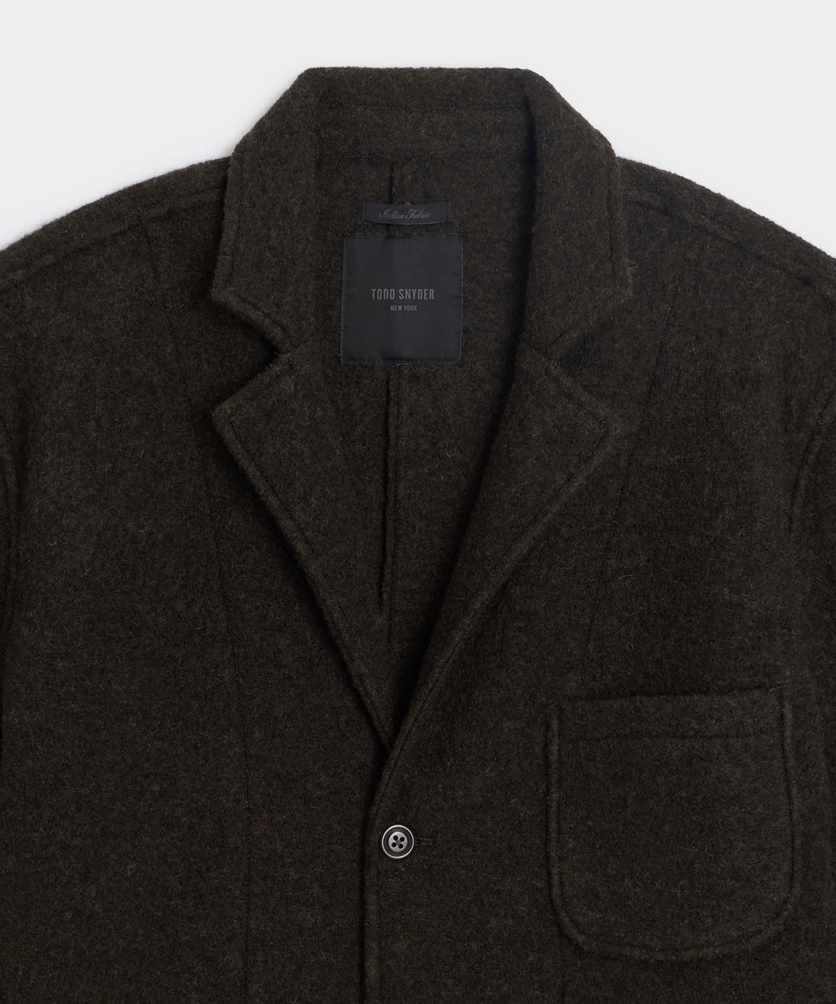 Italian Boiled Wool Studio Jacket