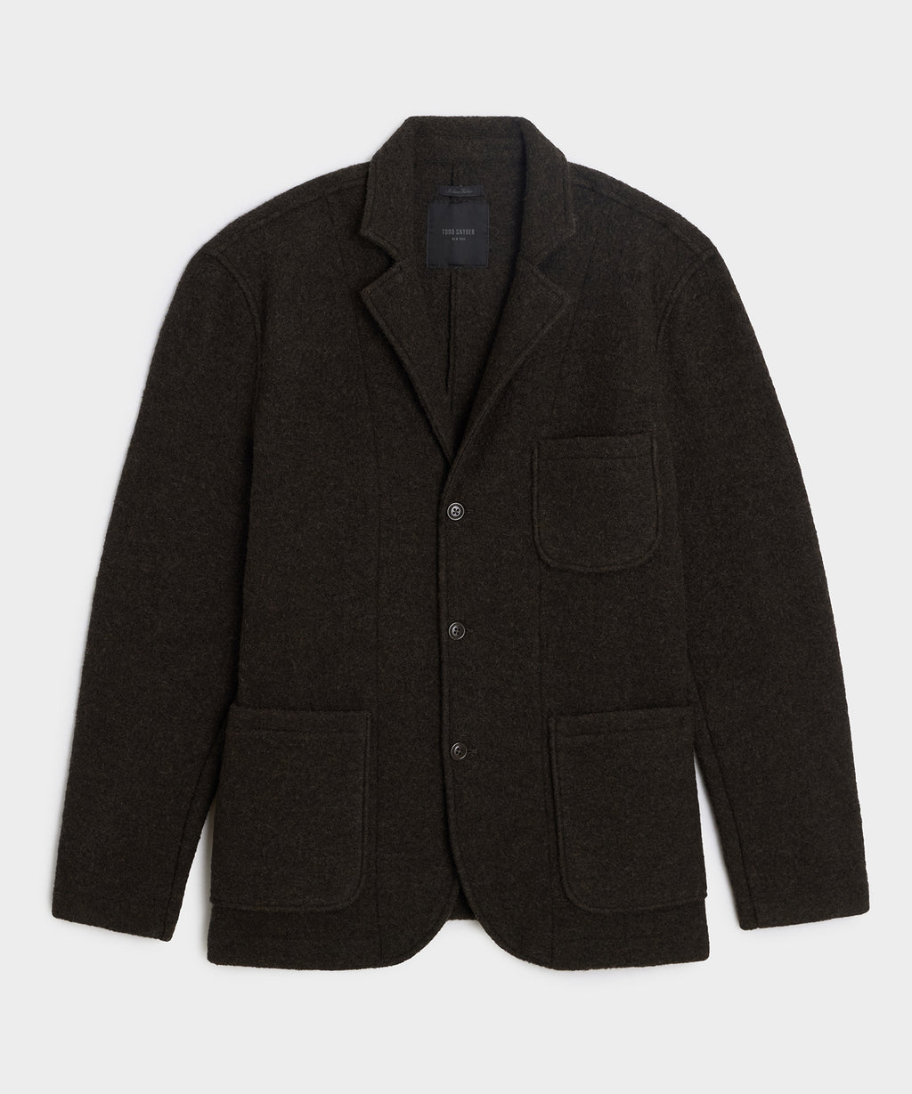 Italian Boiled Wool Studio Jacket