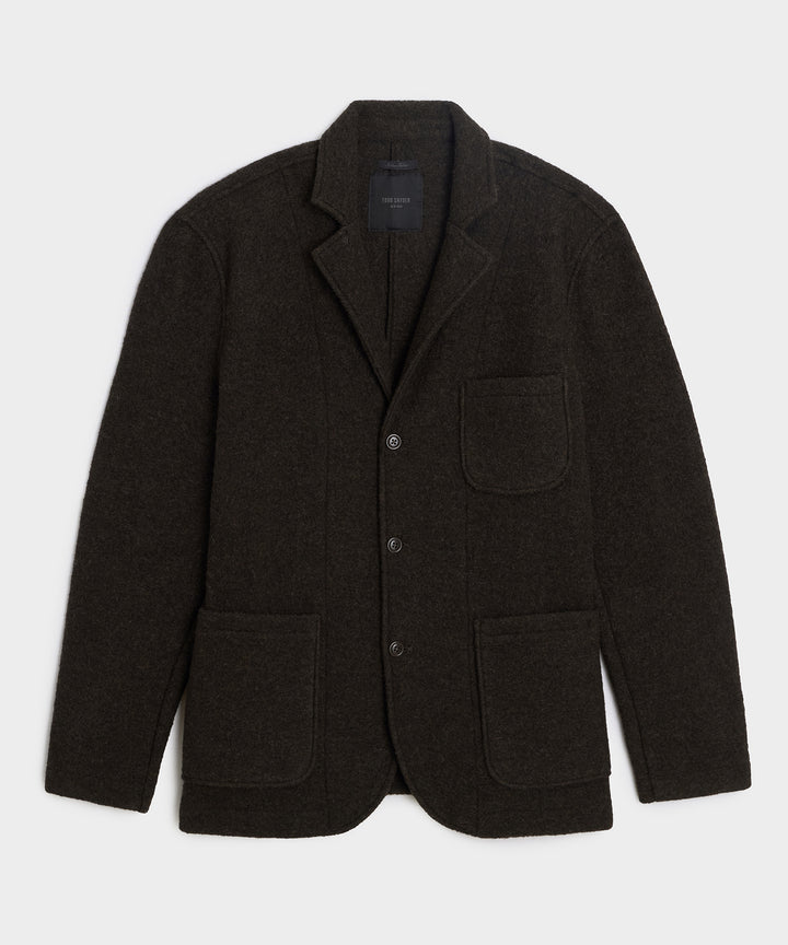 Italian Boiled Wool Studio Jacket