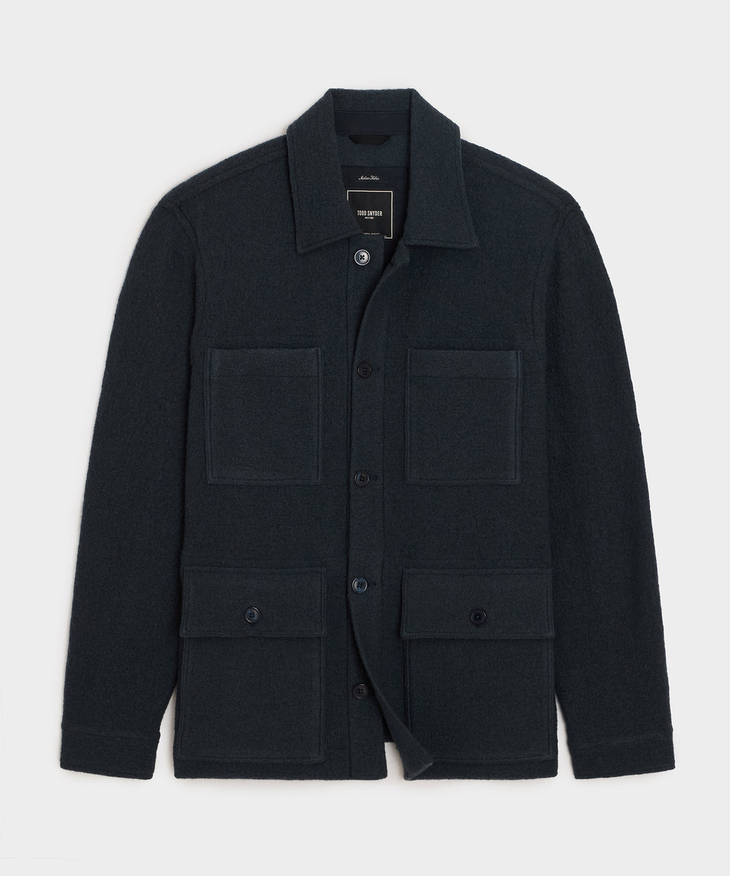 Italian Boiled Wool Field Jacket