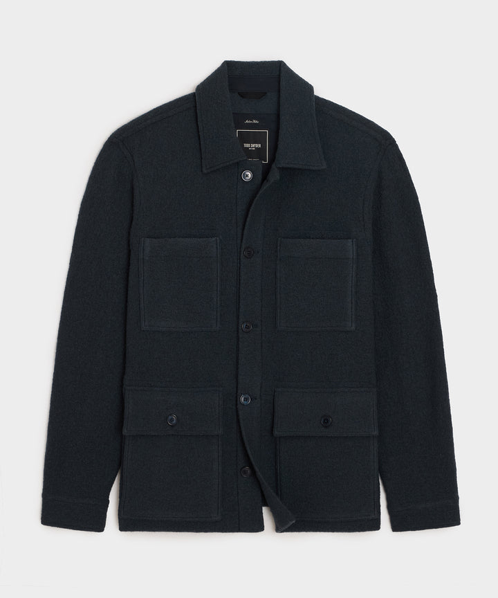 Italian Boiled Wool Field Jacket