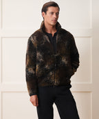 Italian Marble Sherpa Jacket