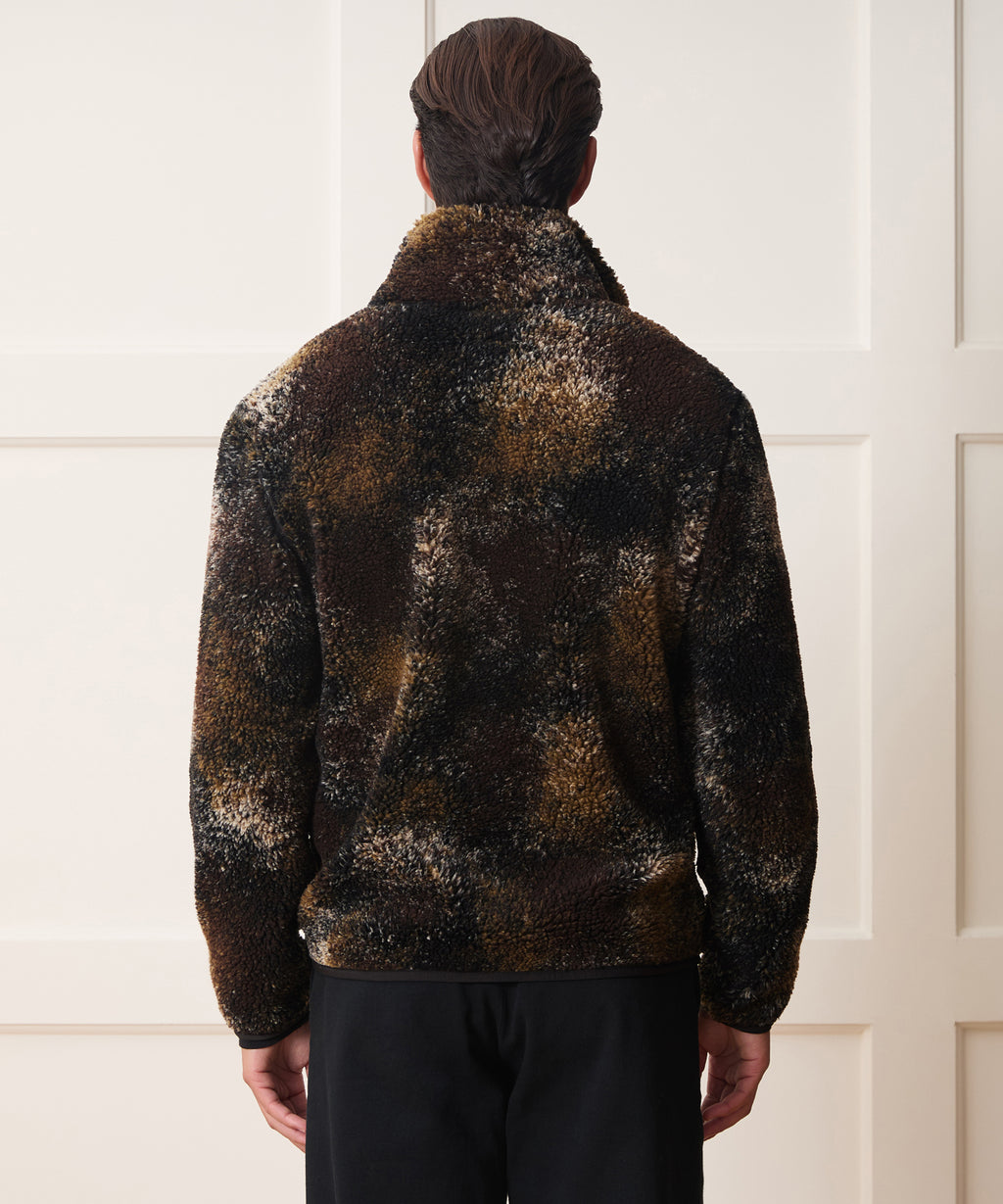 Italian Marble Sherpa Jacket
