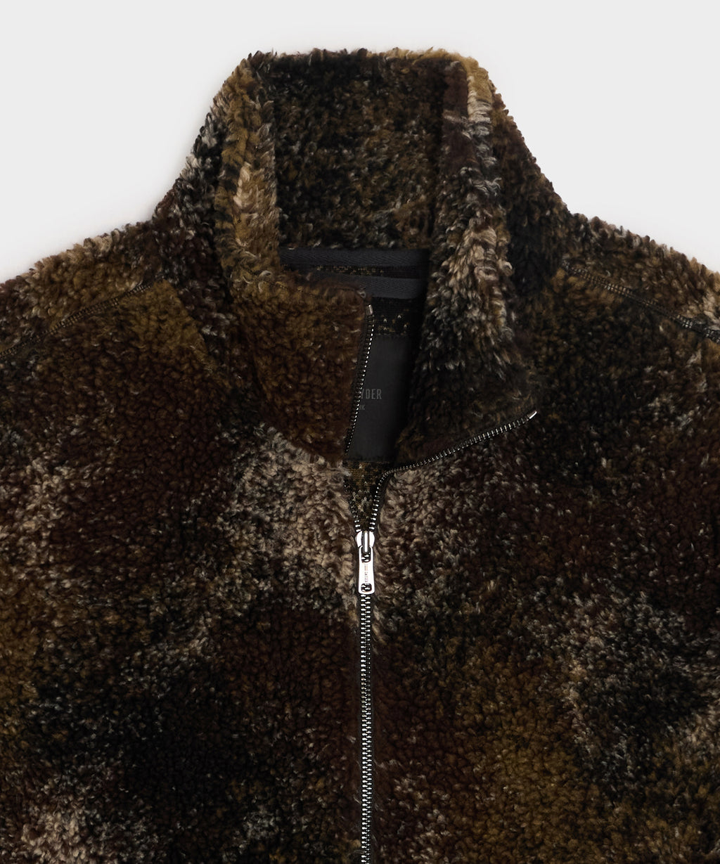 Italian Marble Sherpa Jacket