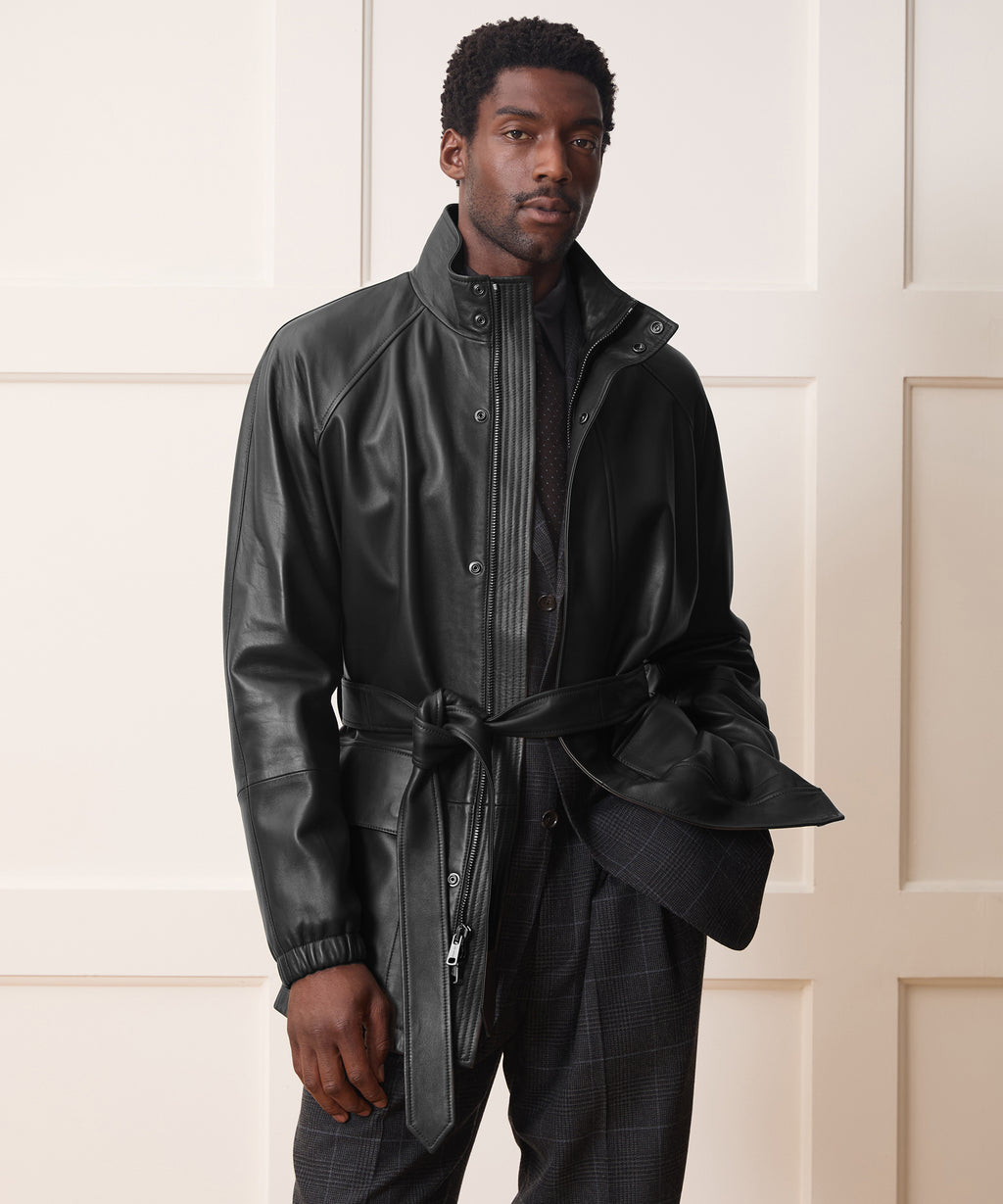 Leather Field Jacket