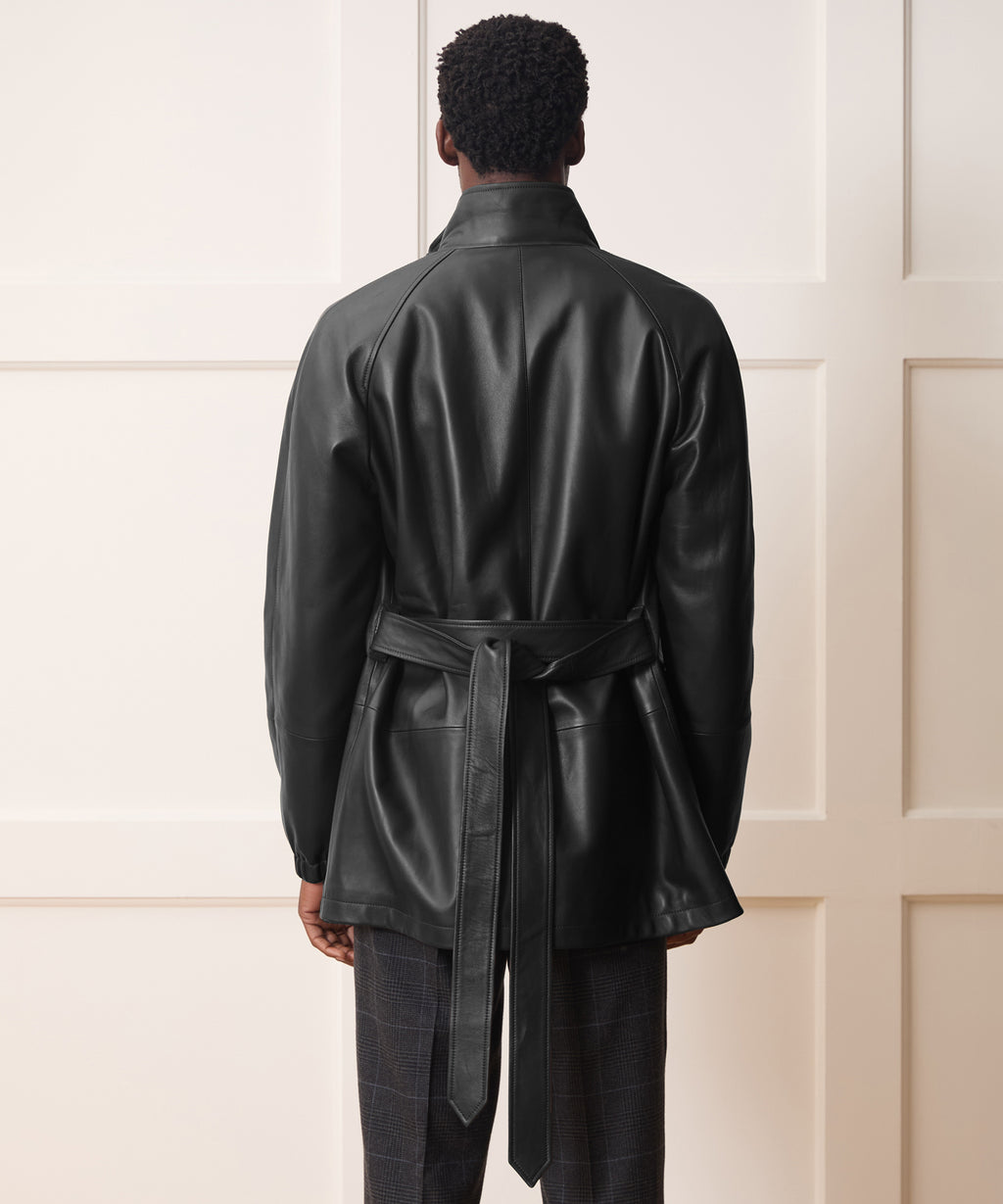 Leather Field Jacket