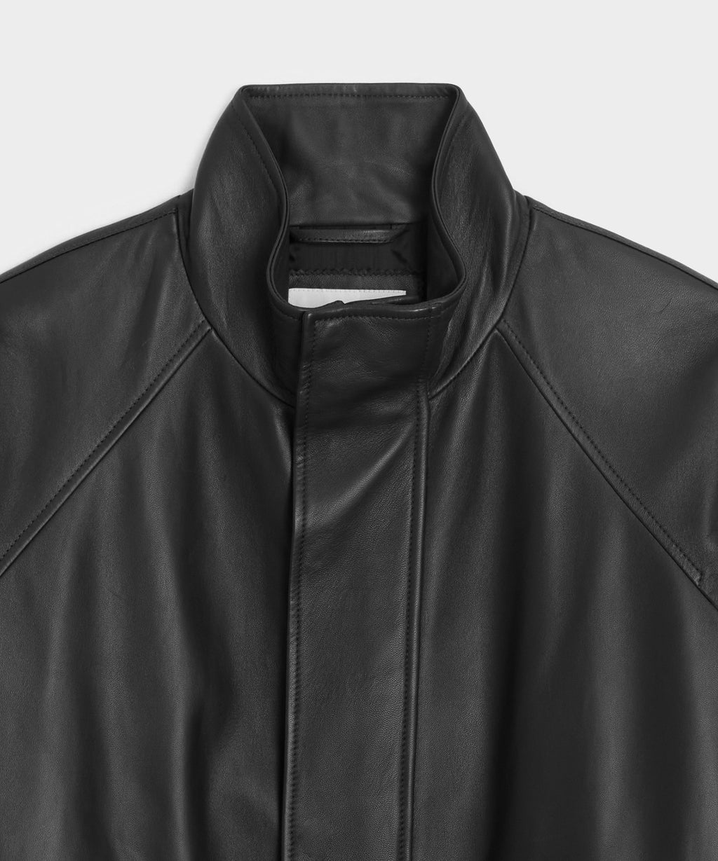 Leather Field Jacket