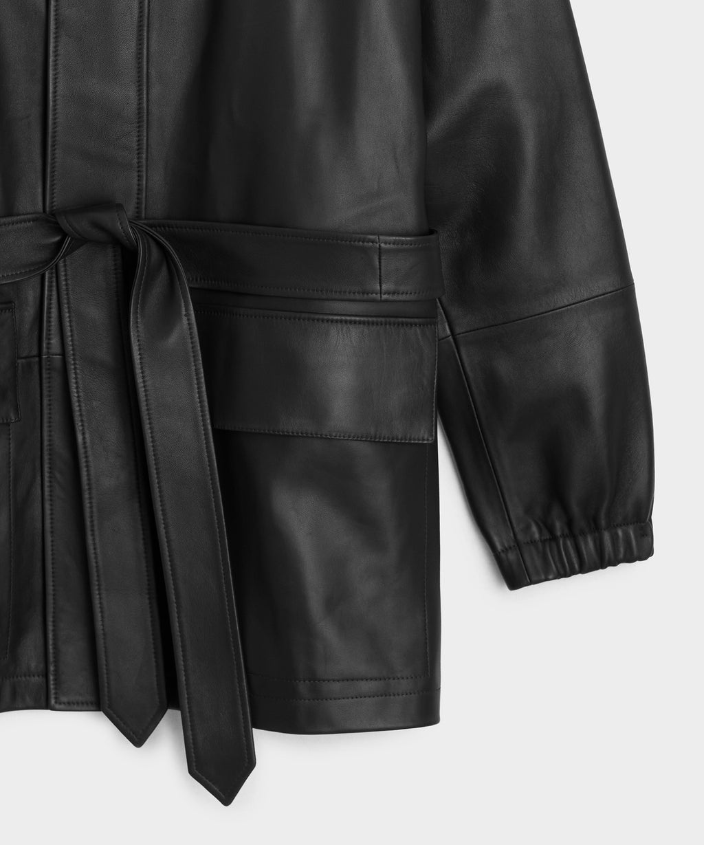 Leather Field Jacket