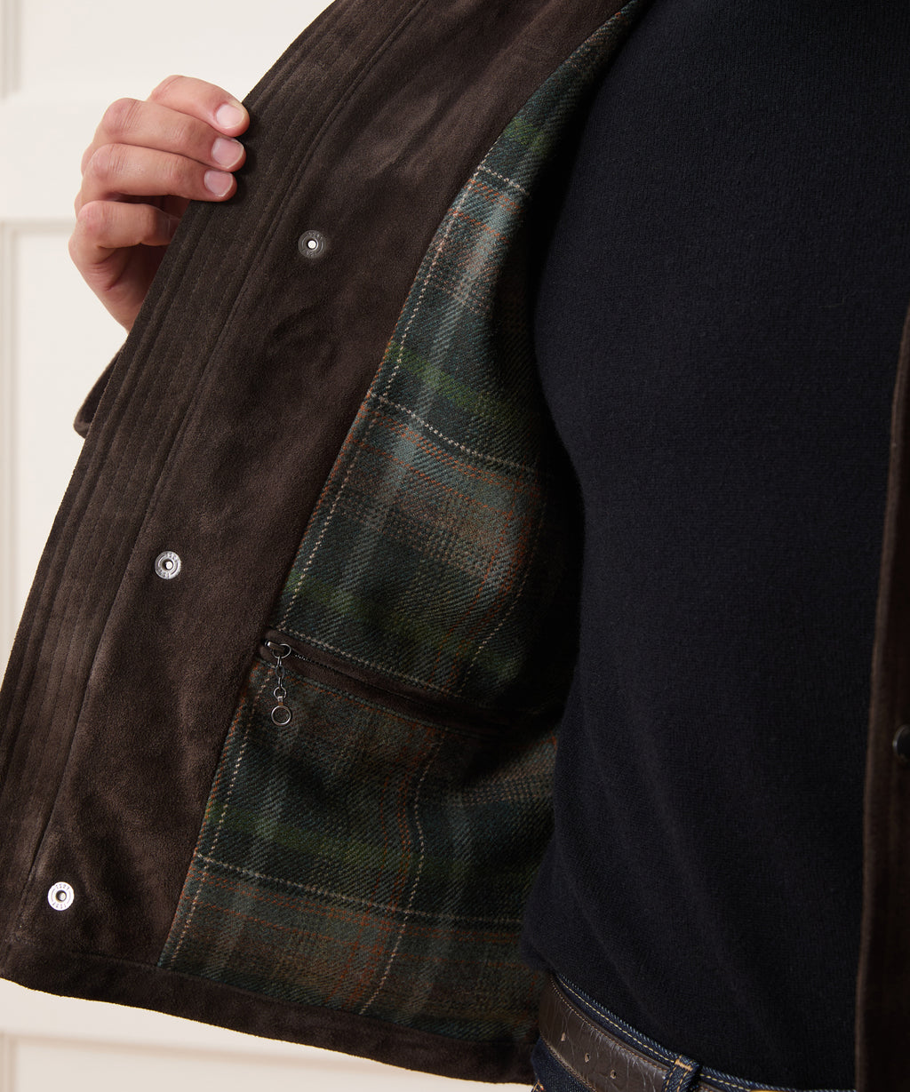 Todd Snyder x Lagavulin Suede Stable Jacket