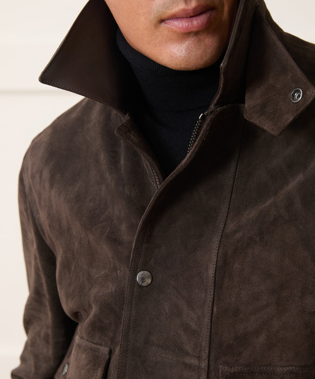 Todd Snyder x Lagavulin Suede Stable Jacket