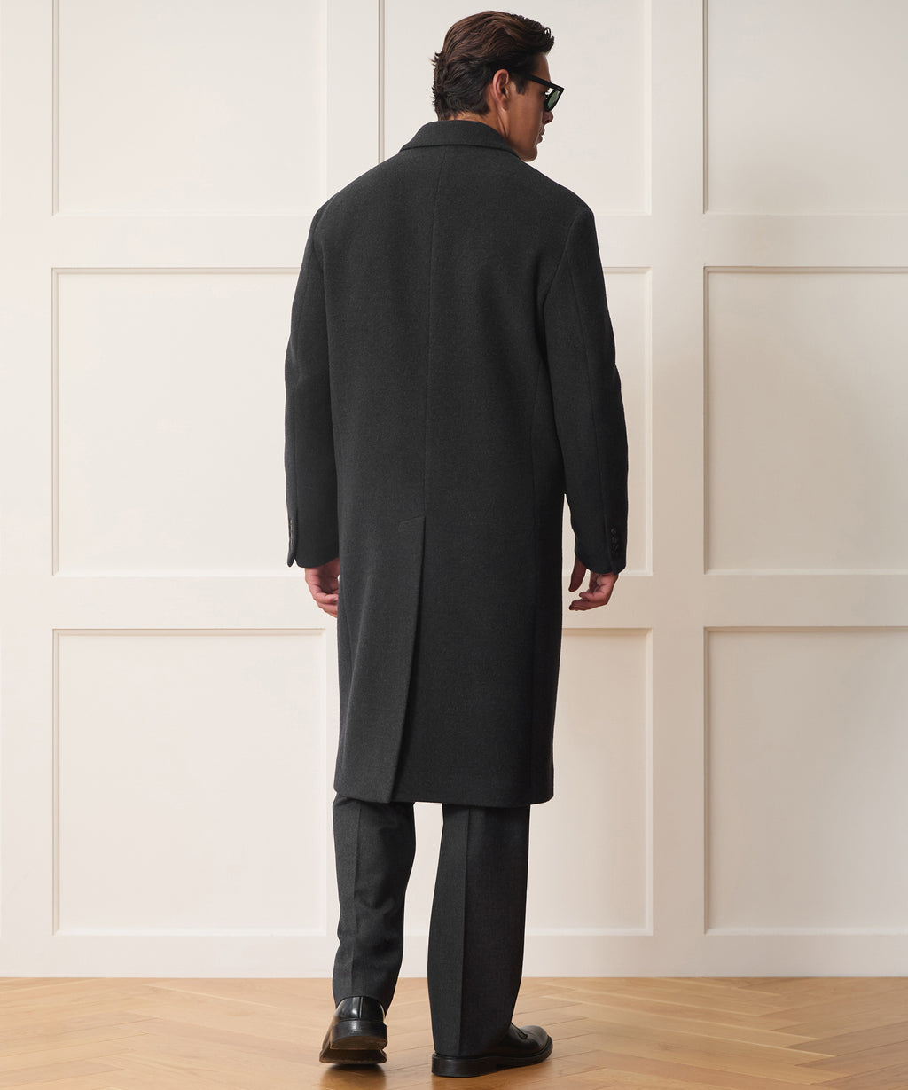 Italian Wool-Cashmere Double-Breasted Topcoat
