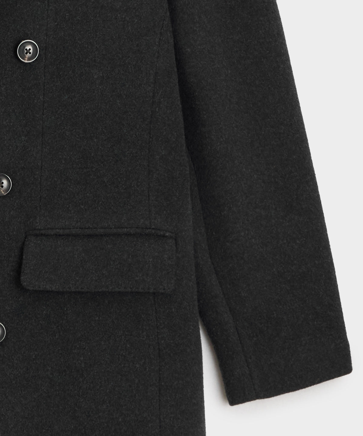 Italian Wool-Cashmere Double-Breasted Topcoat