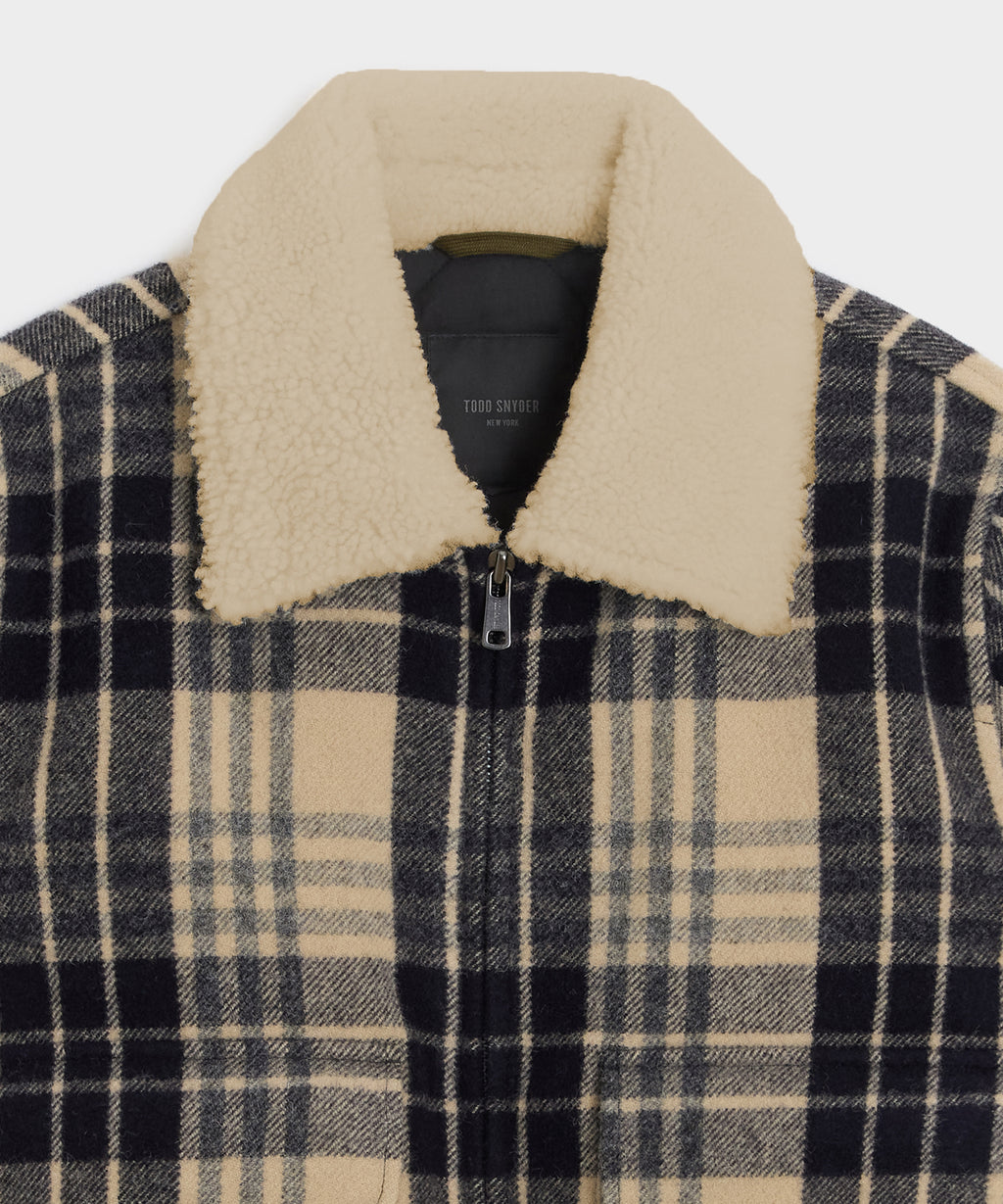 Fur Collar Bomber Jacket
