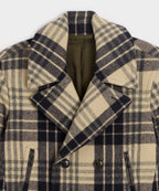 Plaid Peacoat