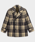 Plaid Peacoat