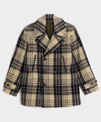 Plaid Peacoat