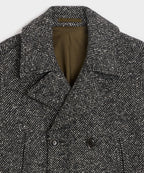 Italian Herringbone Peacoat
