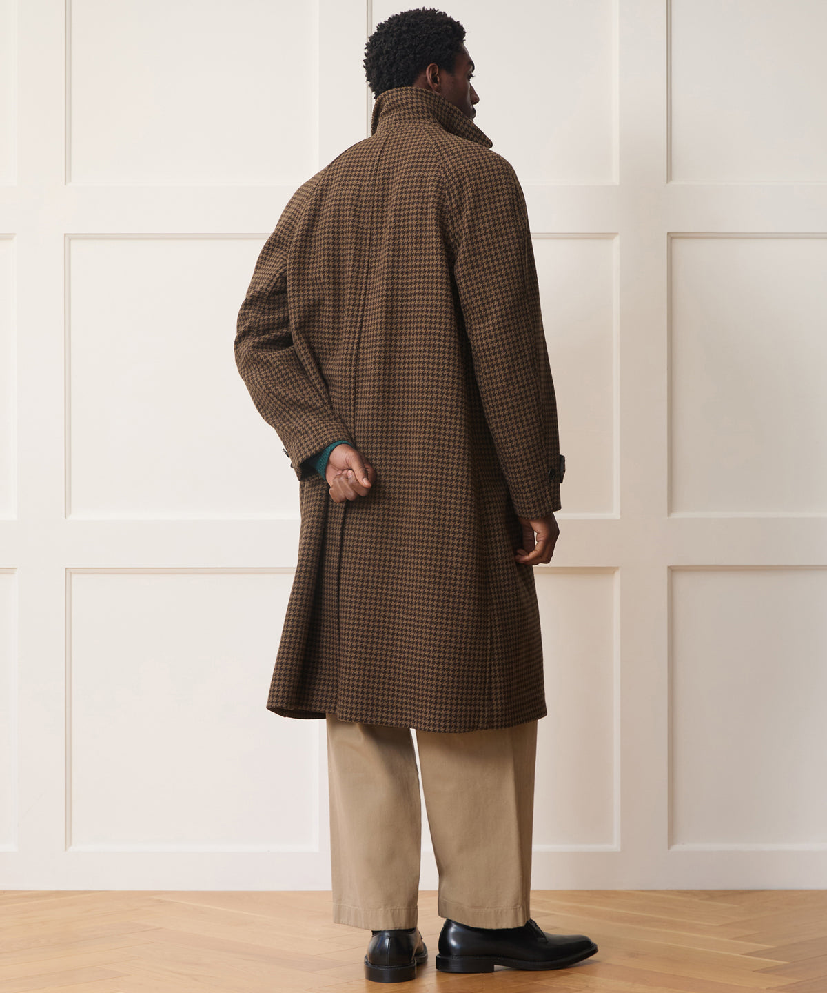 Houndstooth Balmacaan