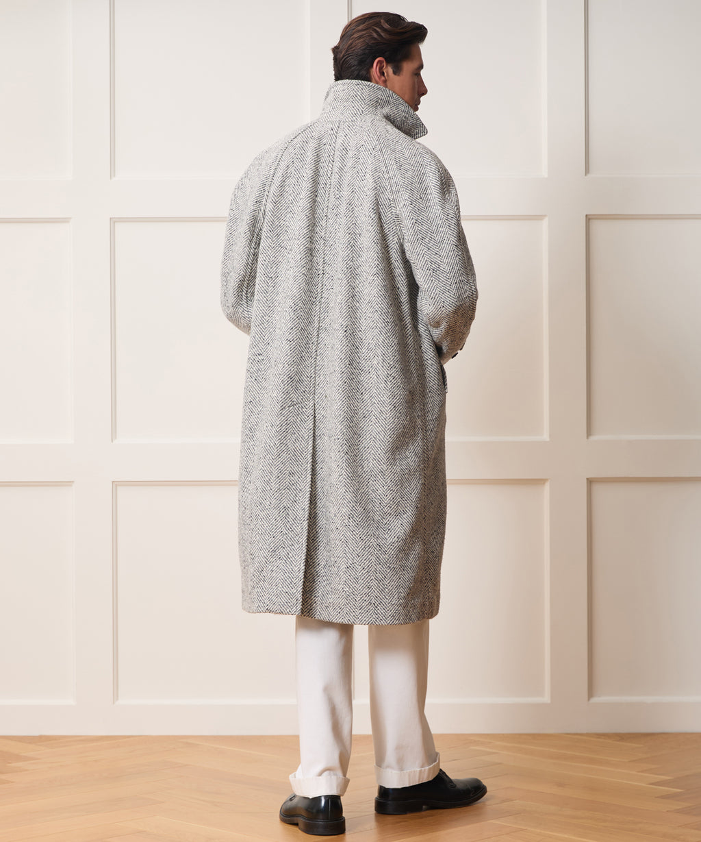Italian Herringbone Balmacaan