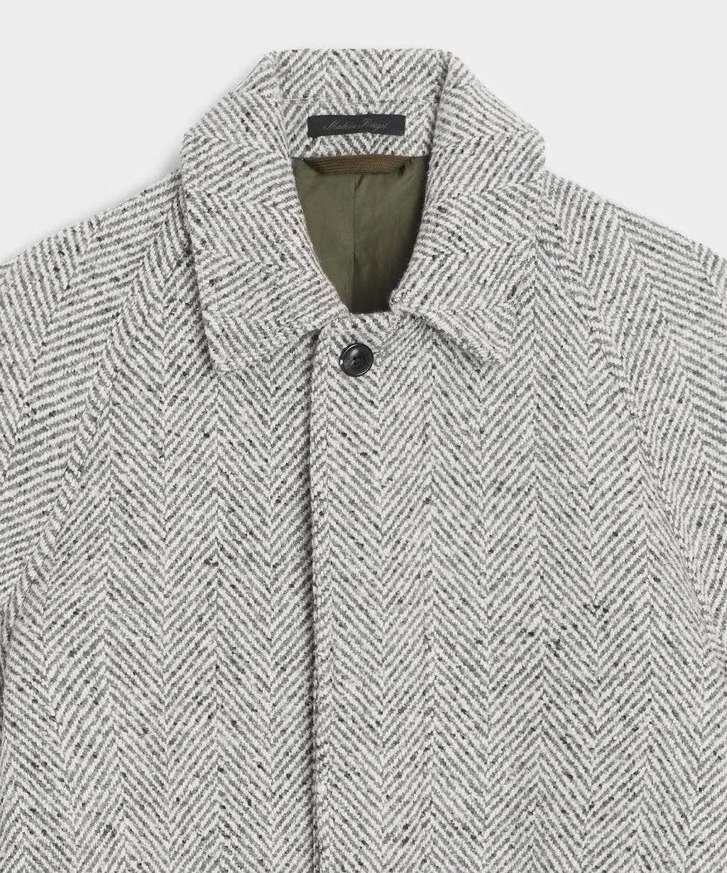 Italian Herringbone Balmacaan
