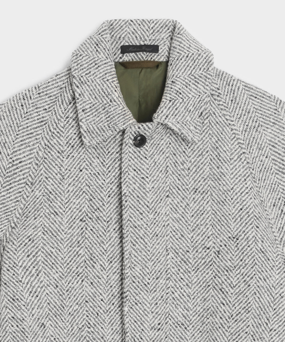 Italian Herringbone Balmacaan