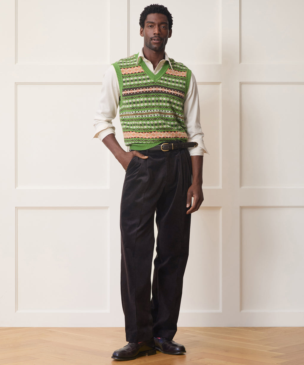 Italian Wide Wale Corduroy Wythe Trouser