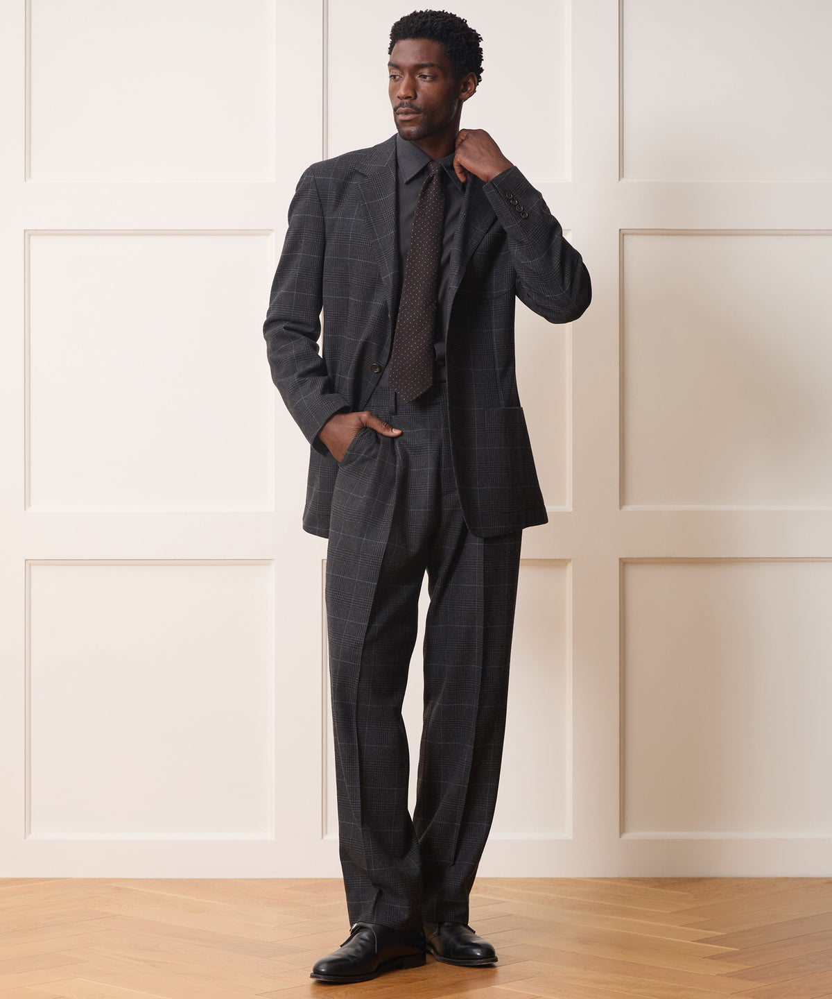 Italian Glen Plaid Wythe Trouser