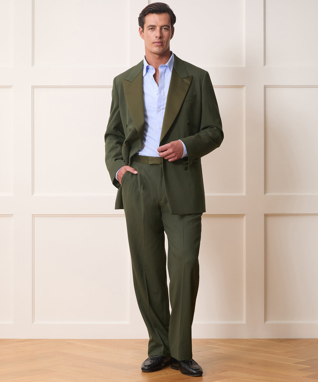 Italian Gabardine Tuxedo Trouser
