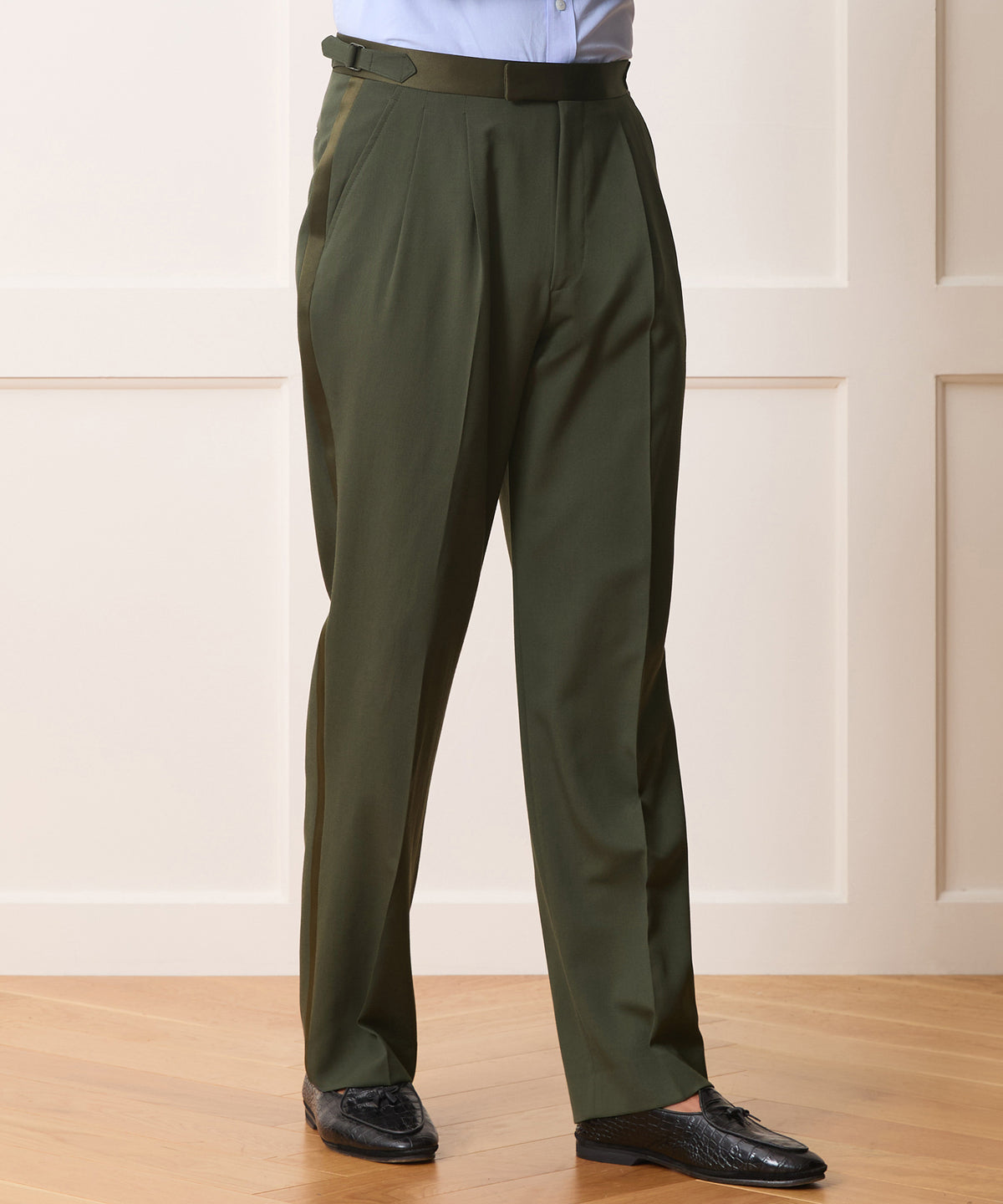 Italian Gabardine Tuxedo Trouser
