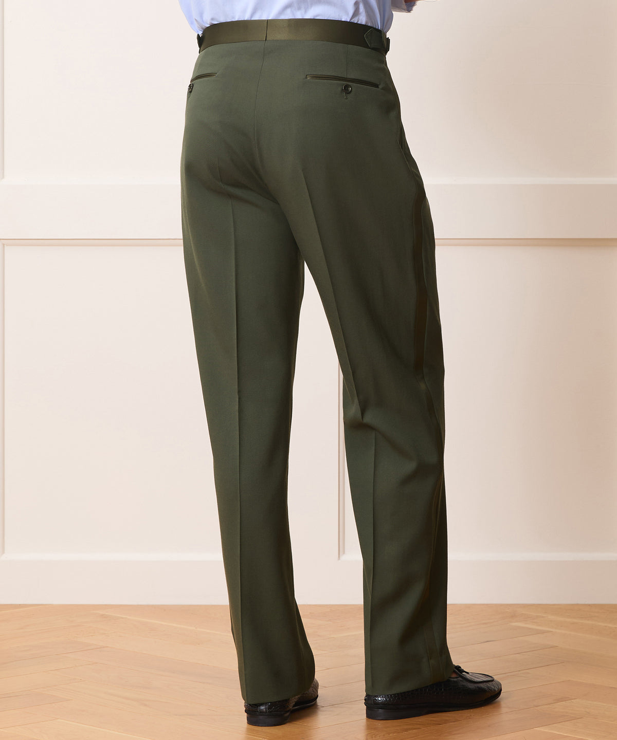 Italian Gabardine Tuxedo Trouser