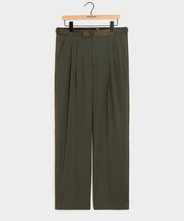 Italian Gabardine Tuxedo Trouser