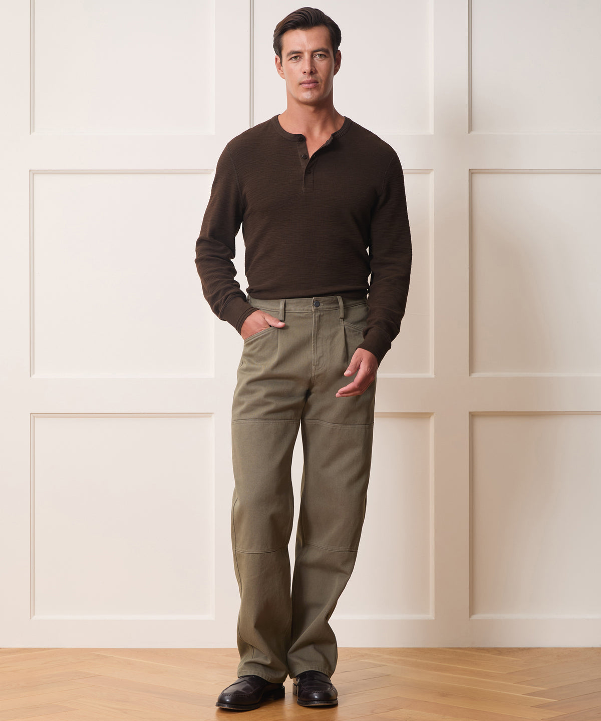 Pleated Welder Pant