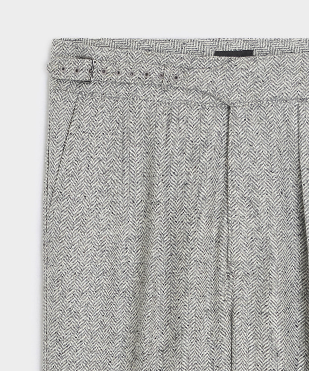 Italian Donegal Herringbone Gurkha Trouser