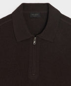 Cashmere Quarter-Zip Sweater Polo