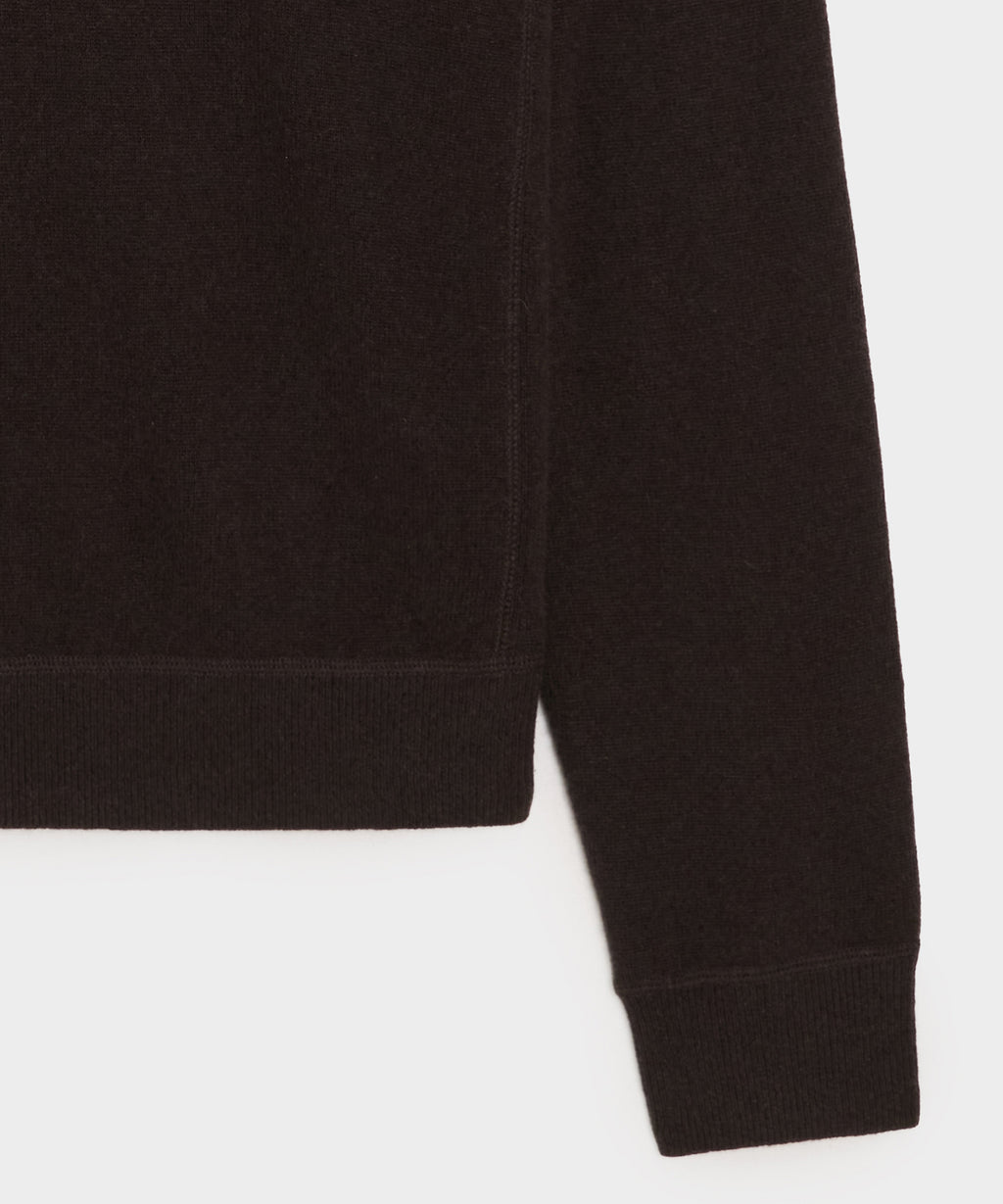Cashmere Quarter-Zip Sweater Polo