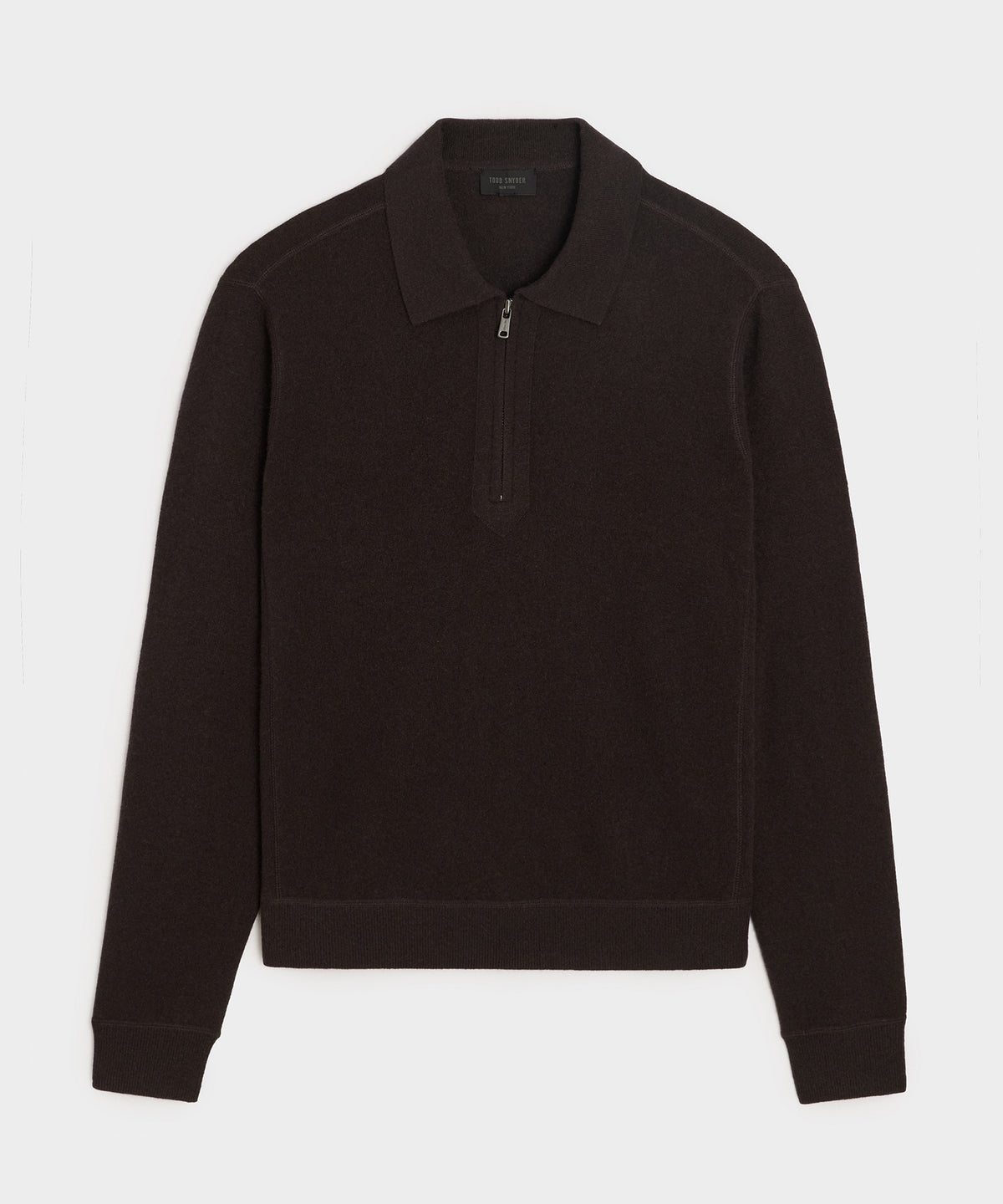 Cashmere Quarter-Zip Sweater Polo