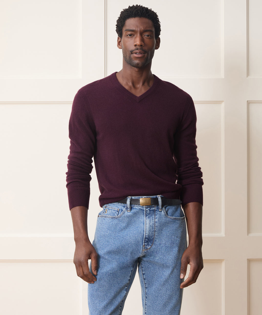 Cashmere V-Neck Sweater