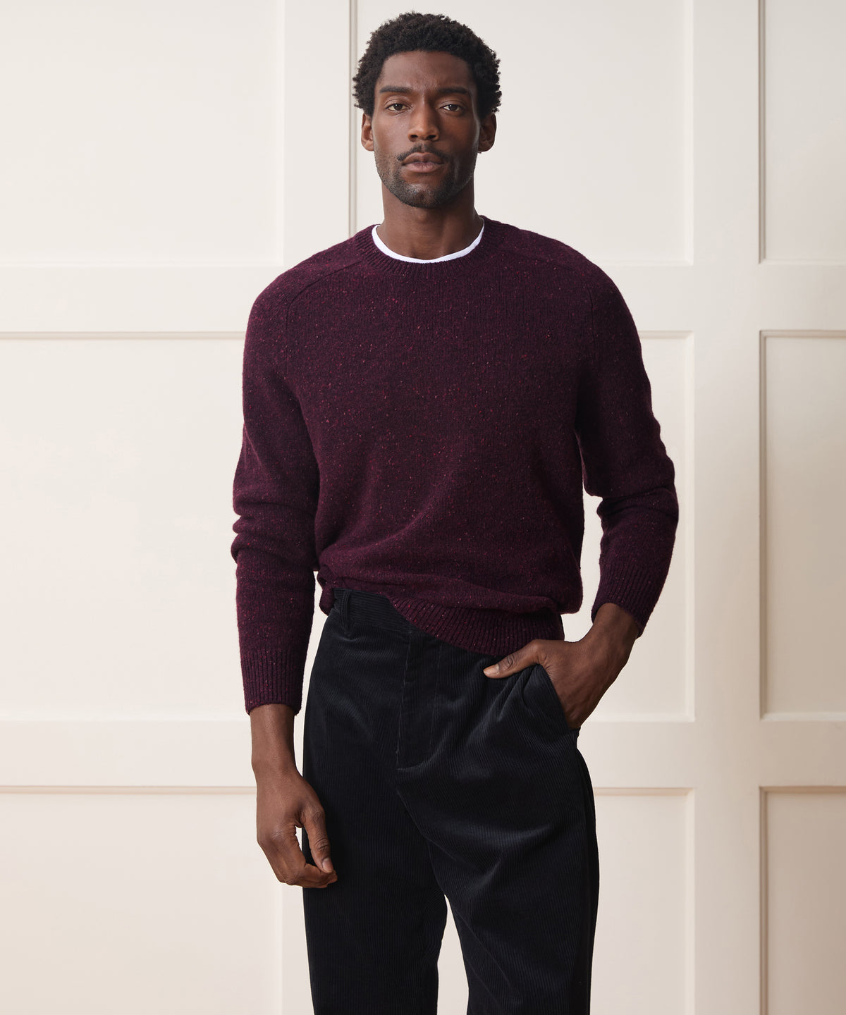 Donegal Crewneck Sweater