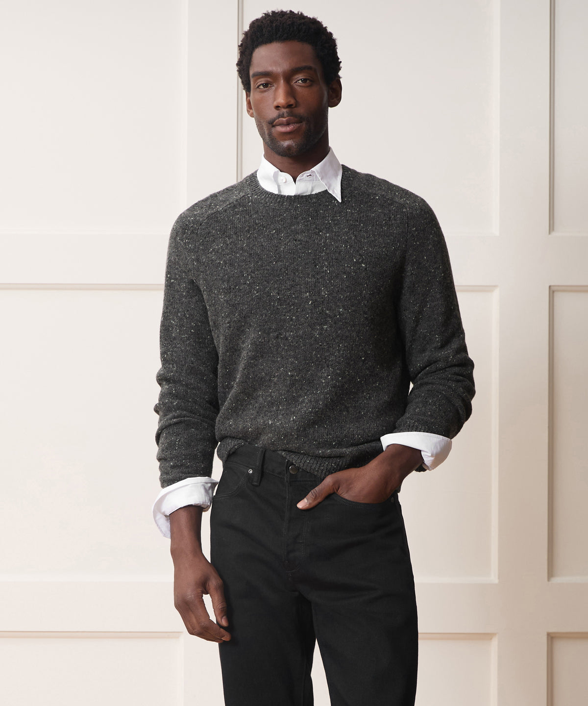 Donegal Crewneck Sweater