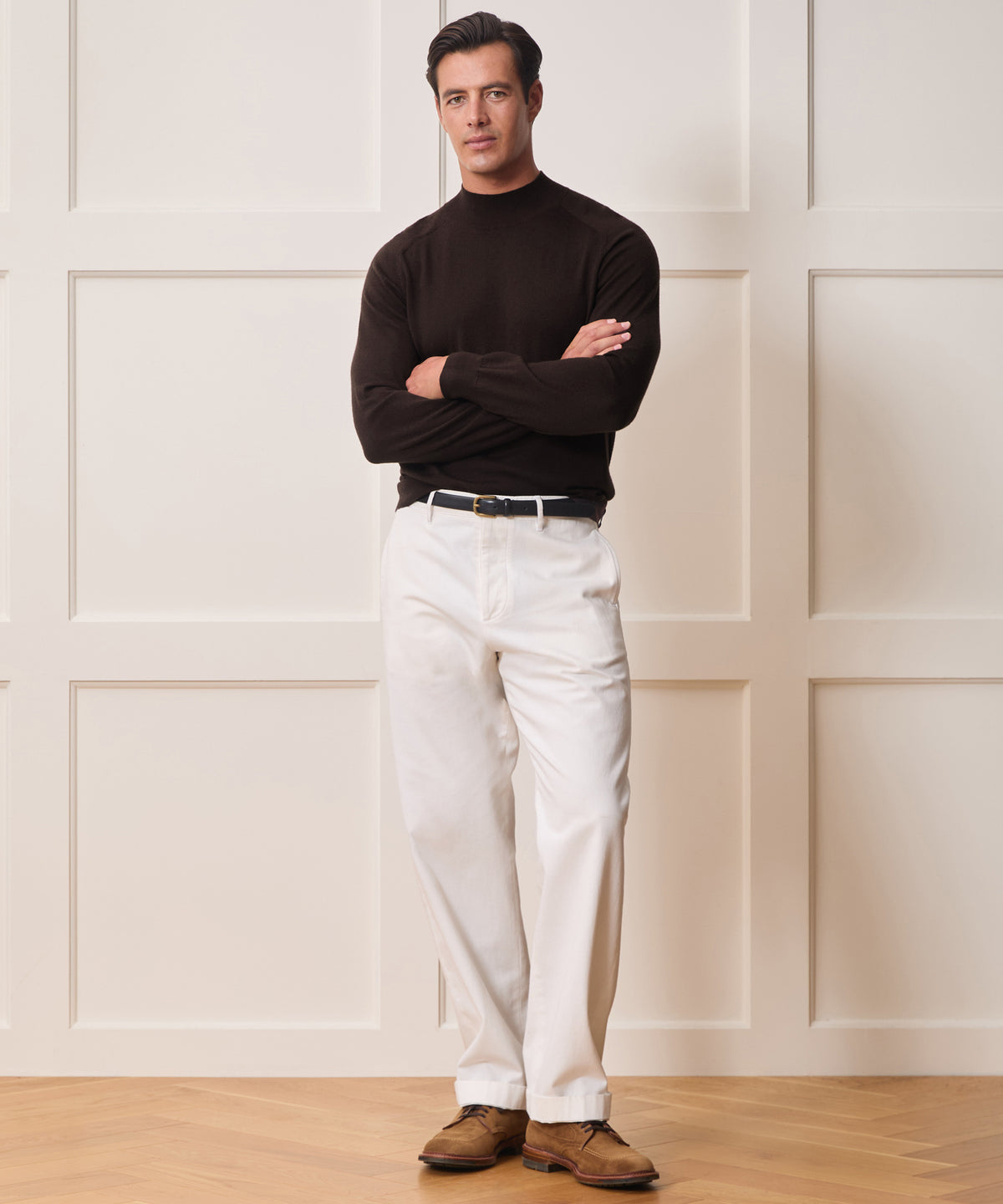 Merino Mockneck Sweater