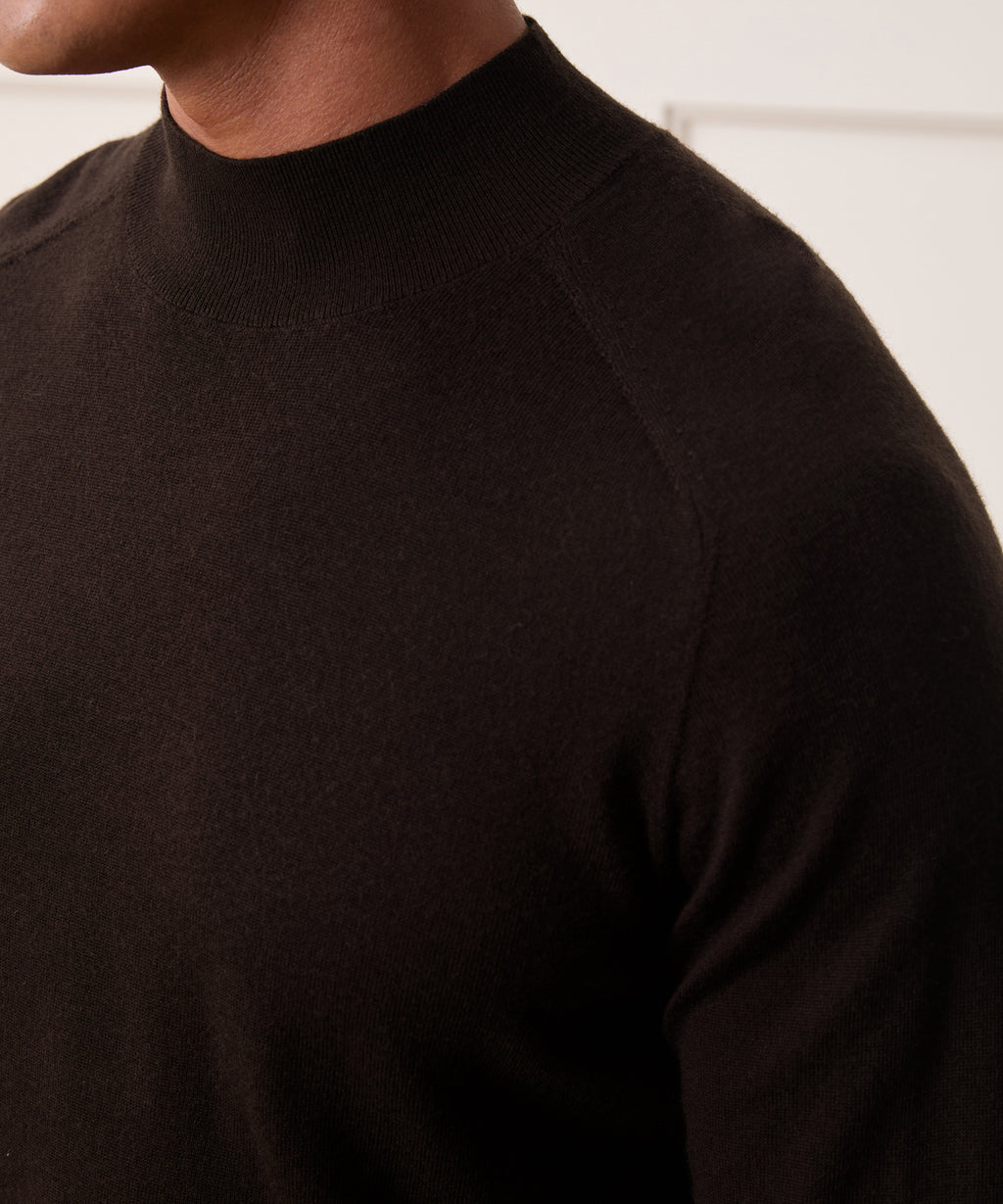 Merino Mockneck Sweater