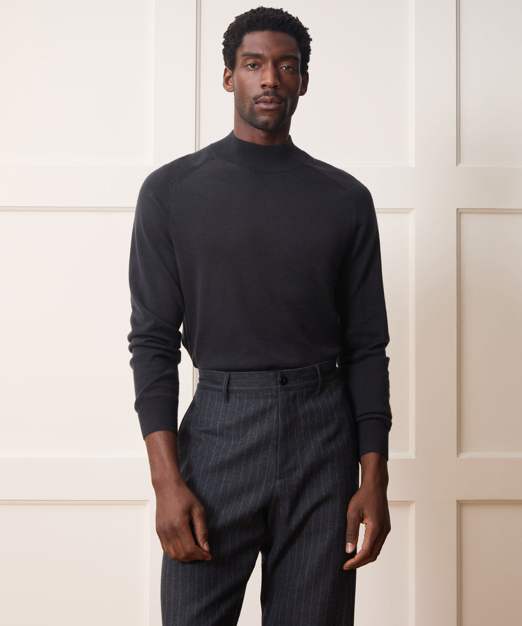 Merino Mockneck Sweater