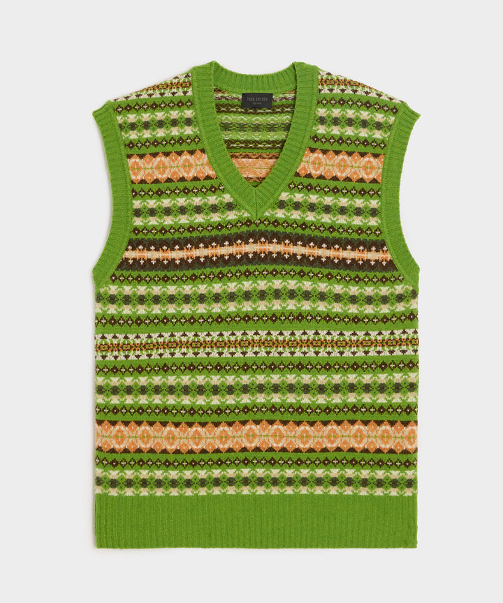 Fair Isle Sweater Vest
