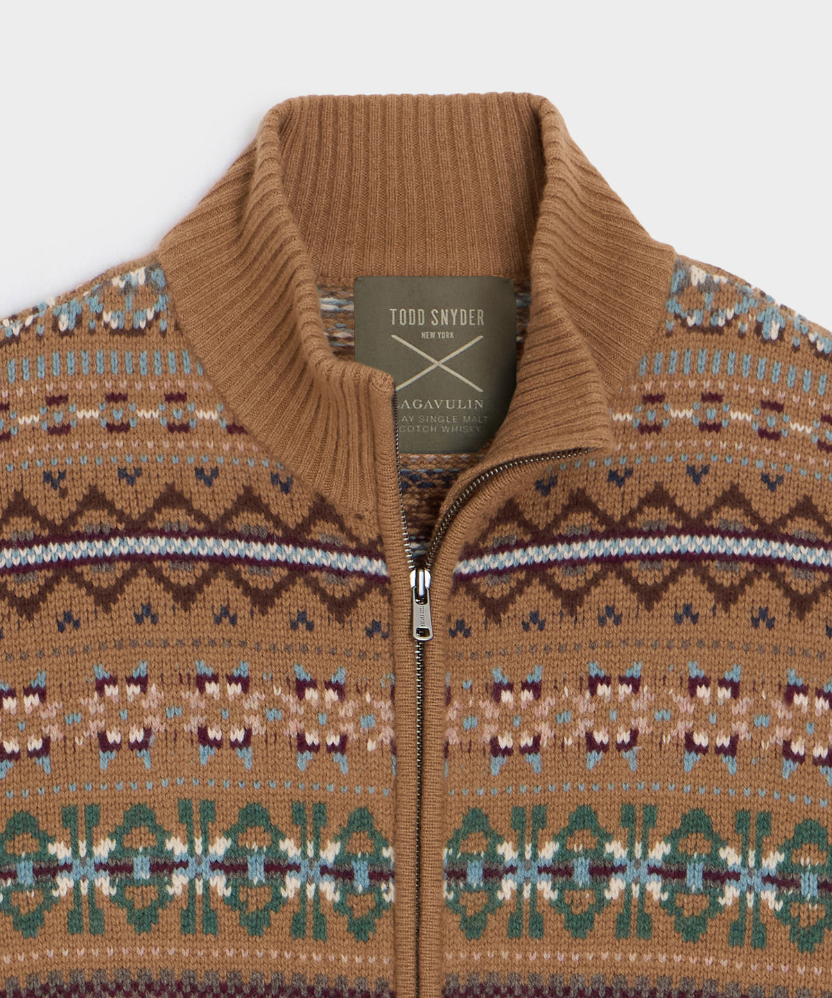 Todd Snyder x Lagavulin Fair Isle Sweater Jacket