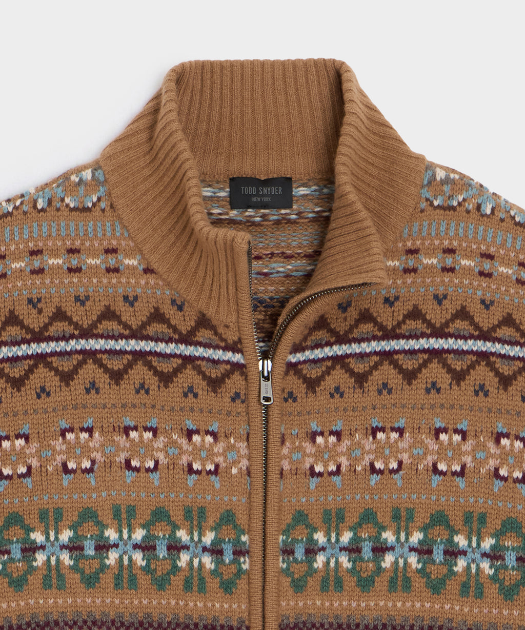 Todd Snyder x Lagavulin Fair Isle Sweater Jacket