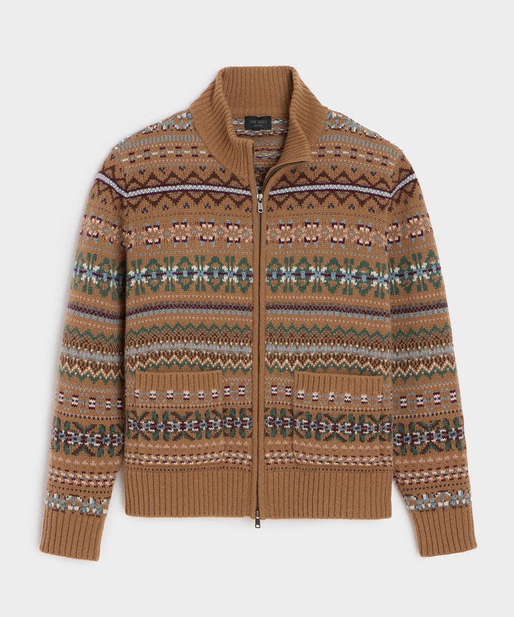 Todd Snyder x Lagavulin Fair Isle Sweater Jacket