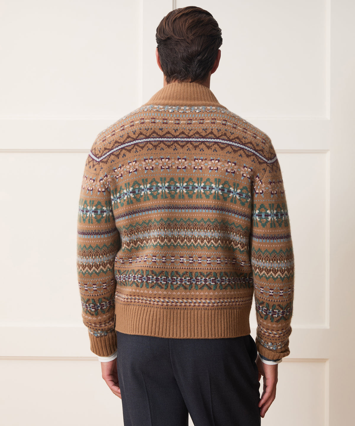 Todd Snyder x Lagavulin Fair Isle Sweater Jacket