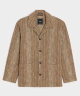 Striped Linen Café Jacket