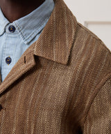 Striped Linen Café Jacket