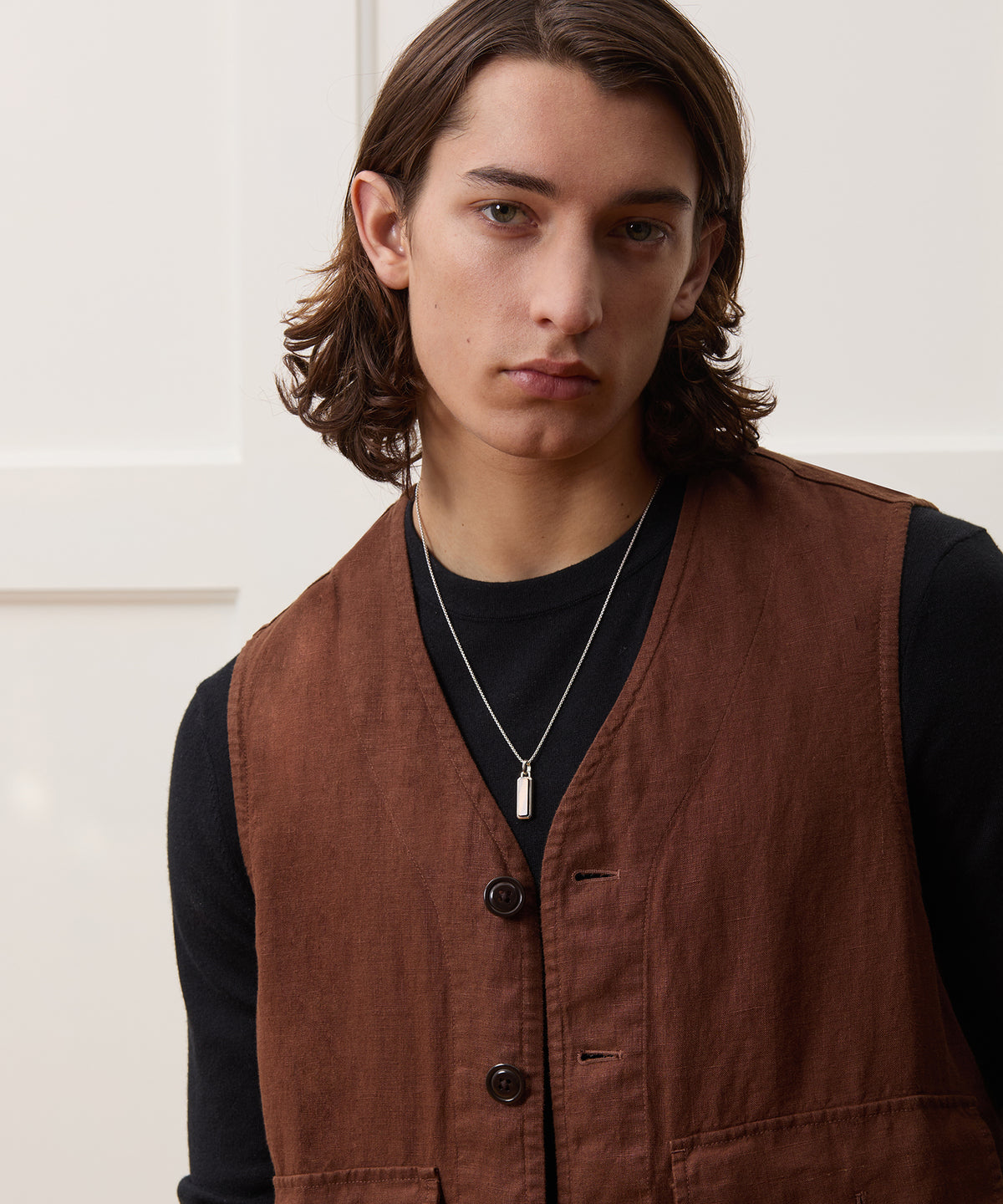 Linen Utility Vest